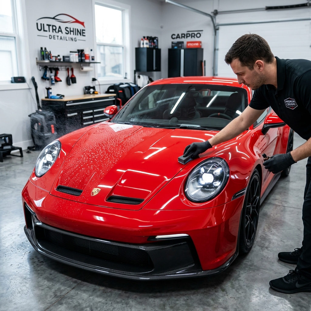 Ceramic coating application